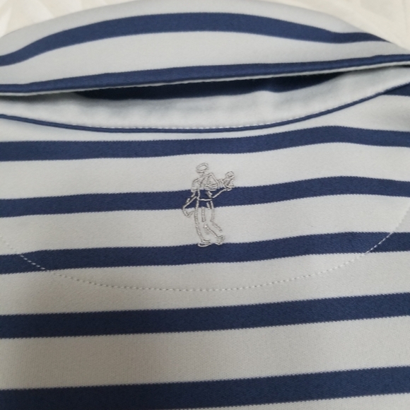 Ashworth Mens Golf Shirt Size XL Blue and Grey - Picture 5 of 7